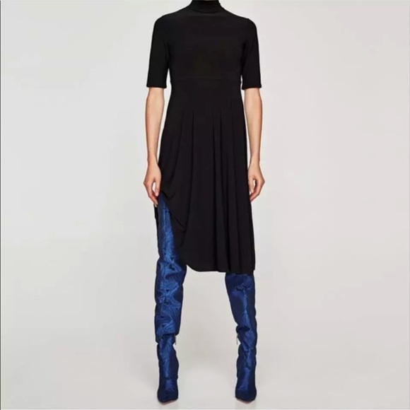 **SOLD** Zara Floral Embroidered Thigh-High Boots - Picture 2 of 3